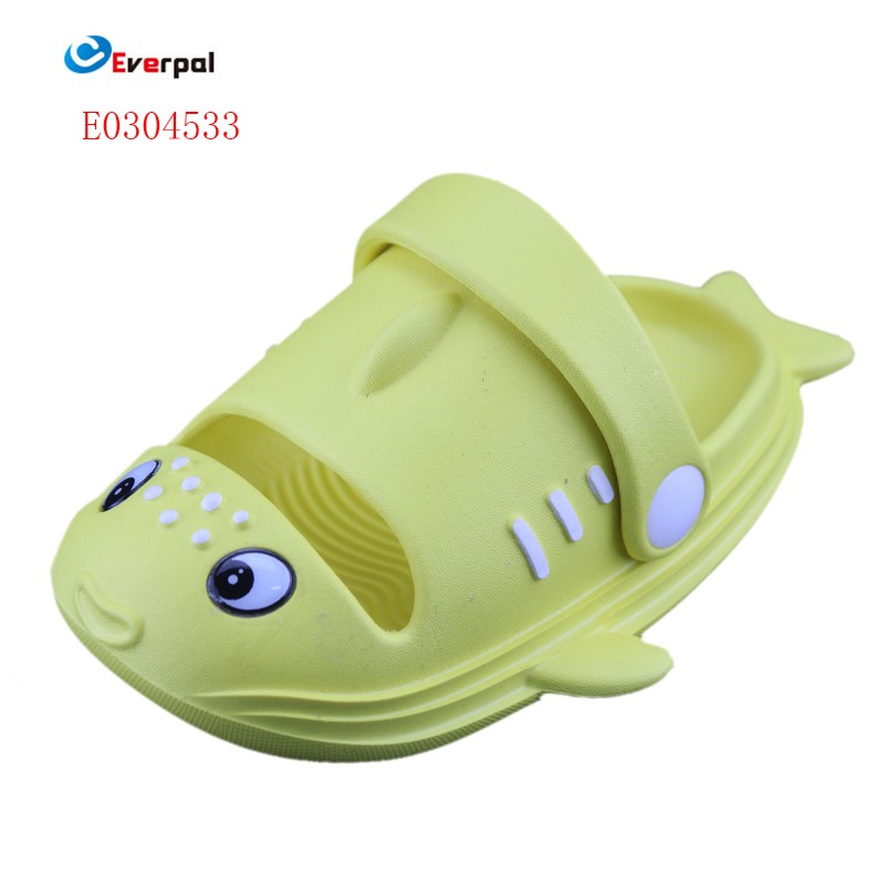 Pantoufles à bout fermé pour enfants Fish Design