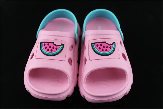 Kids Open Toe Clogs with Drainage Holes